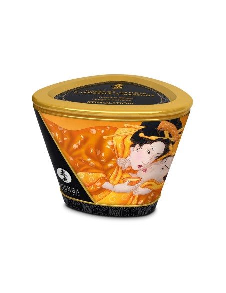 Bougie de massage Stimulation Mangue Enivrante 170ml