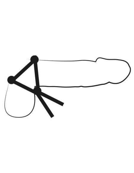 Cockring ajustable Multi Lasso 3 Billes