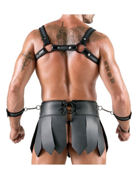 Ensemble Gladiateur Spartakus Noir
