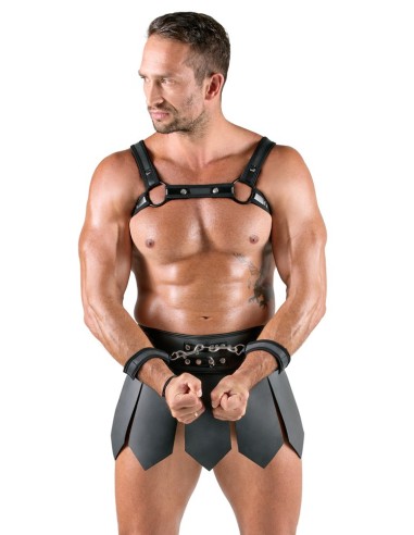 Ensemble Gladiateur Spartakus Noir