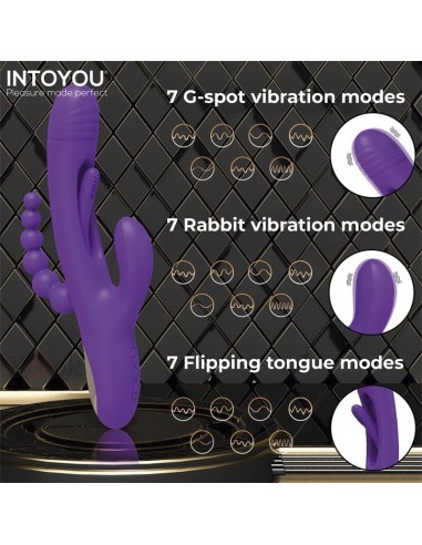 Vibro rabbit chapelet anal Triya 14 x 3.6cm