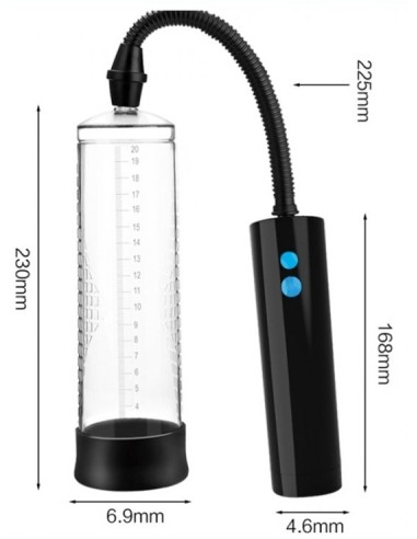 Pompe à pénis automatique Vackus Pump 20 x 5.7cm
