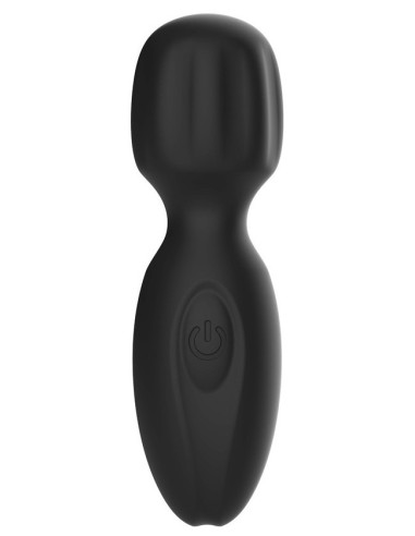 Mini Wand Lunius 11 cm Noir - 10 Vibrations