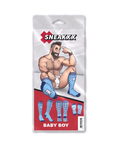 Chaussettes hautes Bay Boy Bleues