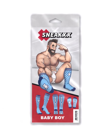 Chaussettes hautes Bay Boy Bleues