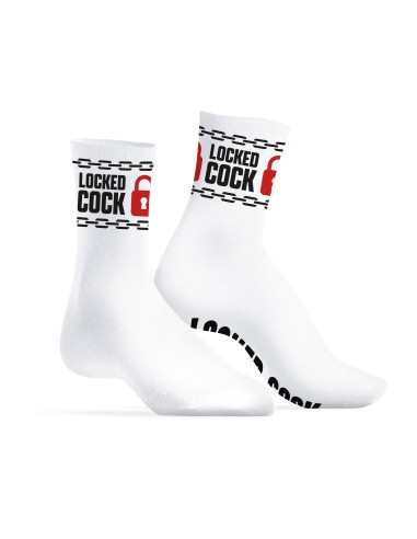 Chaussettes Locked Cock Blanches