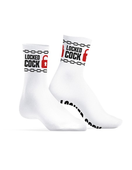 Chaussettes Locked Cock Blanches