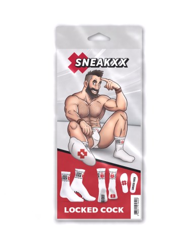 Chaussettes Locked Cock Blanches