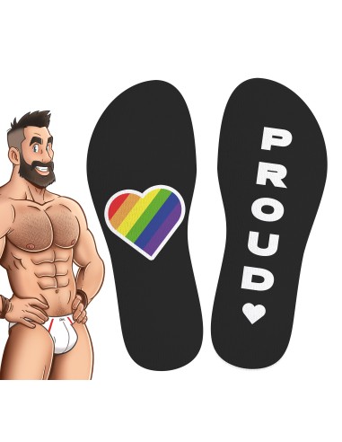 Chaussettes hautes Pride Proud Noires