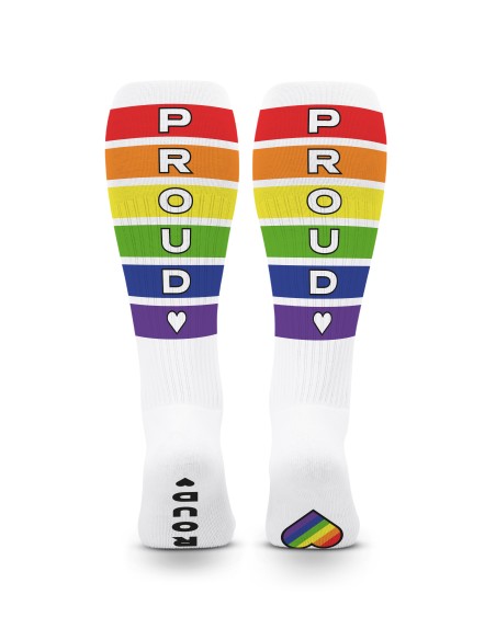 Chaussettes hautes Pride Proud Blanches