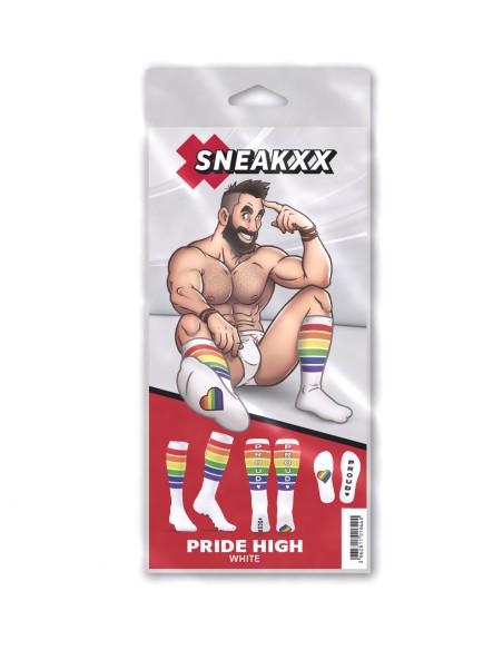 Chaussettes hautes Pride Proud Blanches