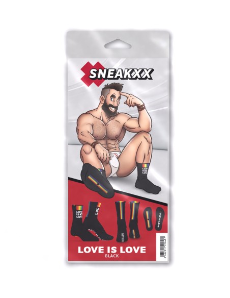 Chaussettes Love is Love Noires