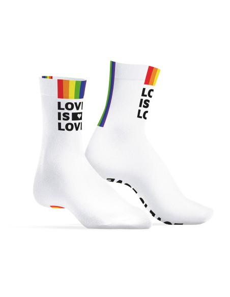 Chaussettes Love is Love Blanches