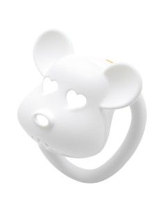Cage de chasteté Bear Lock 5 x 3.1 cm Blanche