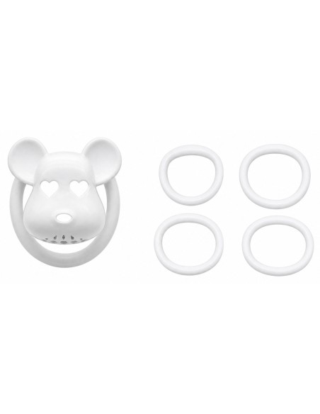 Cage de chasteté Bear Lock 5 x 3.1 cm Blanche