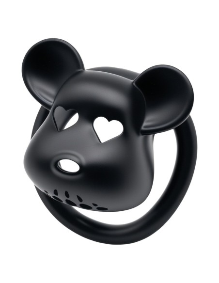 Cage de chasteté Bear Lock 5 x 3.1 cm Noire