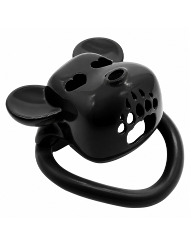 Cage de chasteté Bear Lock 5 x 3.1 cm Noire