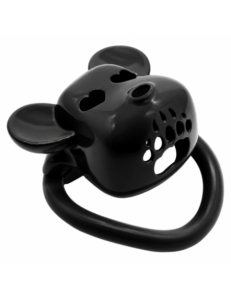 Cage de chasteté Bear Lock 5 x 3.1 cm Noire