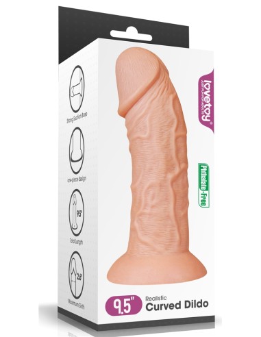 Gode réaliste Curved 20 x 6.5 cm