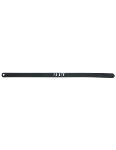 Collier en silicone Slut