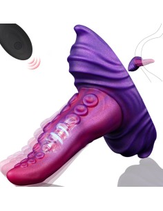 Gode tentacule vibrant Tongtak 15 x 6cm