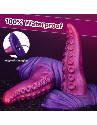 Gode tentacule vibrant Tongtak 15 x 6cm