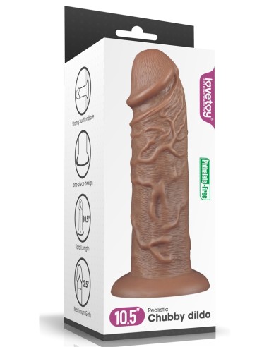 Gode Chubby Dildo 23 x 6.5 cm Marron