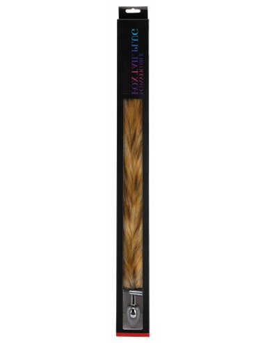 Plug queue de renard convertible bijou Foxy roxy 5.5 x 2.7cm queue 39cm beige