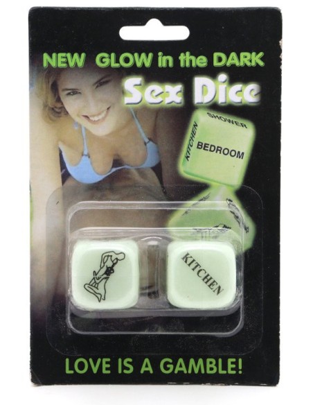 Dés coquins Glow dark