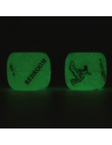 Dés coquins Glow dark