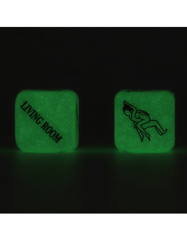 Dés coquins Glow dark
