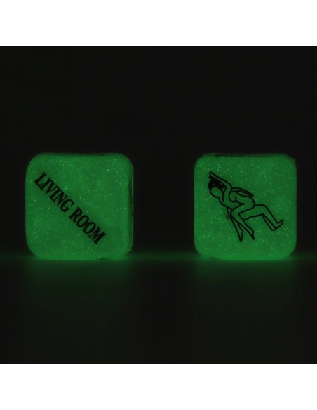 Dés coquins Glow dark