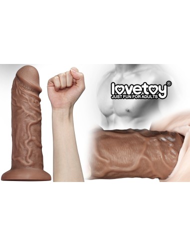 Gode Chubby Dildo 23 x 6.5 cm Marron