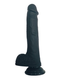 Embout Gode noir Realistic dicker pour Fuck Machine 15 x 3.7cm