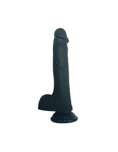 Embout Gode noir Realistic dicker pour Fuck Machine 15 x 3.7cm