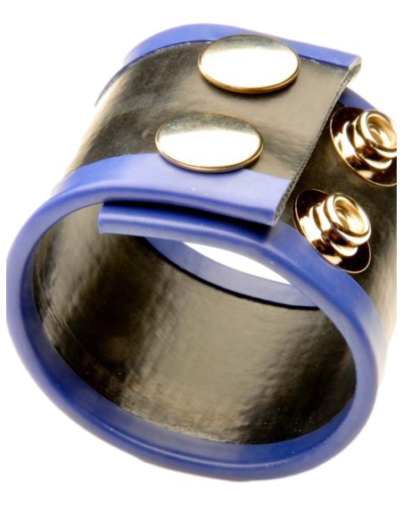 Ballstretcher Rubber 2 Pressions Bleu