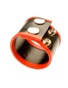 Ballstretcher Rubber 2 Pressions Rouge