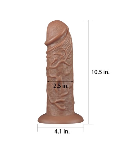 Gode Chubby Dildo 23 x 6.5 cm Marron