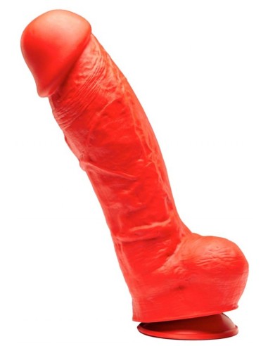 Gode en silicone Stretch N5XX - 27 x 9cm Rouge