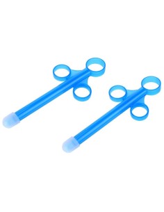 Lot de 2 Pipettes à lubrifiant Shoot perfect 10ml Bleu Insertion 10 x 1.5cm