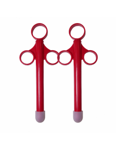 Lot de 2 Pipettes à lubrifiant Shoot perfect 10ml Rouge Insertion 10 x 1.5cm
