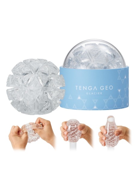 Masturbateur Tenga Geo Transparent - Glacier