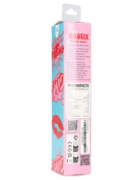 Stimulateur clito Kaotix Bang baby 16 x 2.7cm