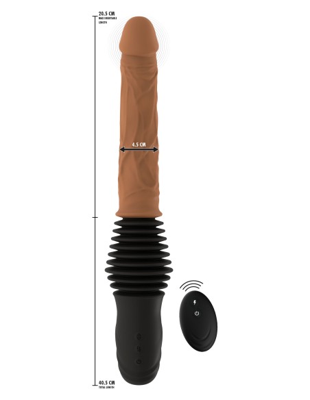 Gode Va-et-Vient Double Thrusting 18 x 4cm