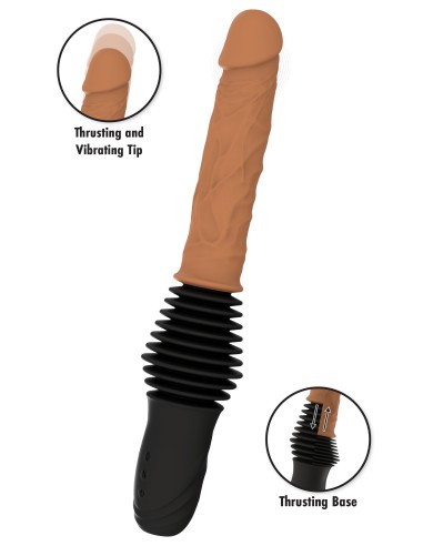 Gode Va-et-Vient Double Thrusting 18 x 4cm