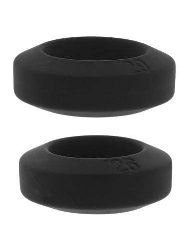Lot de 2 Cockrings Double Stackers 26-29mm