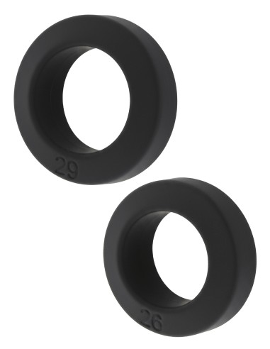 Lot de 2 Cockrings Double Stackers 26-29mm