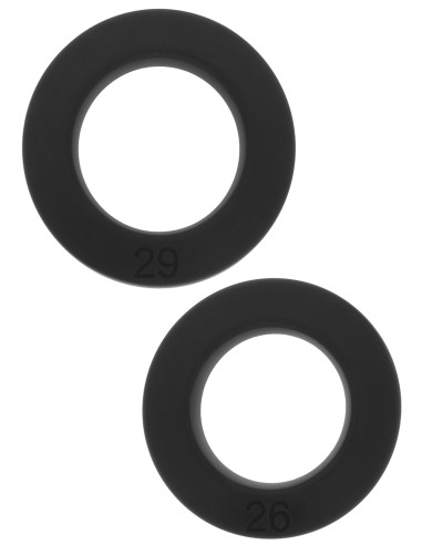 Lot de 2 Cockrings Double Stackers 26-29mm