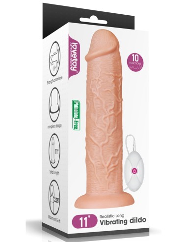 Gode vibrant Long Dildo 25 x 6 cm