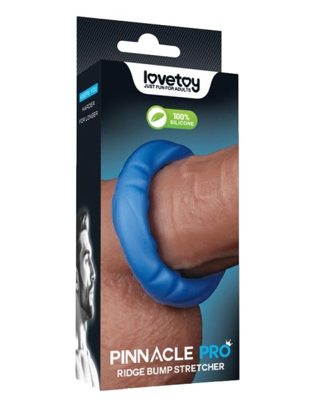 Cockring Ridge Bump Stretcher 25 mm Bleu